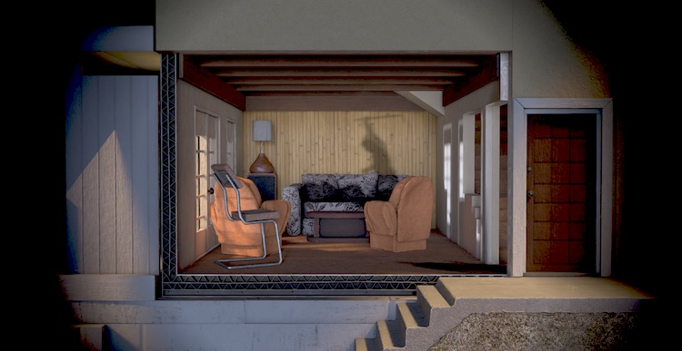 Wonderland Avenue crime scene interior