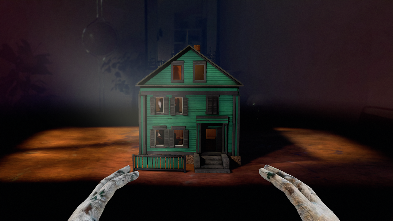 Building the Borden house miniature with hand tracking in VR