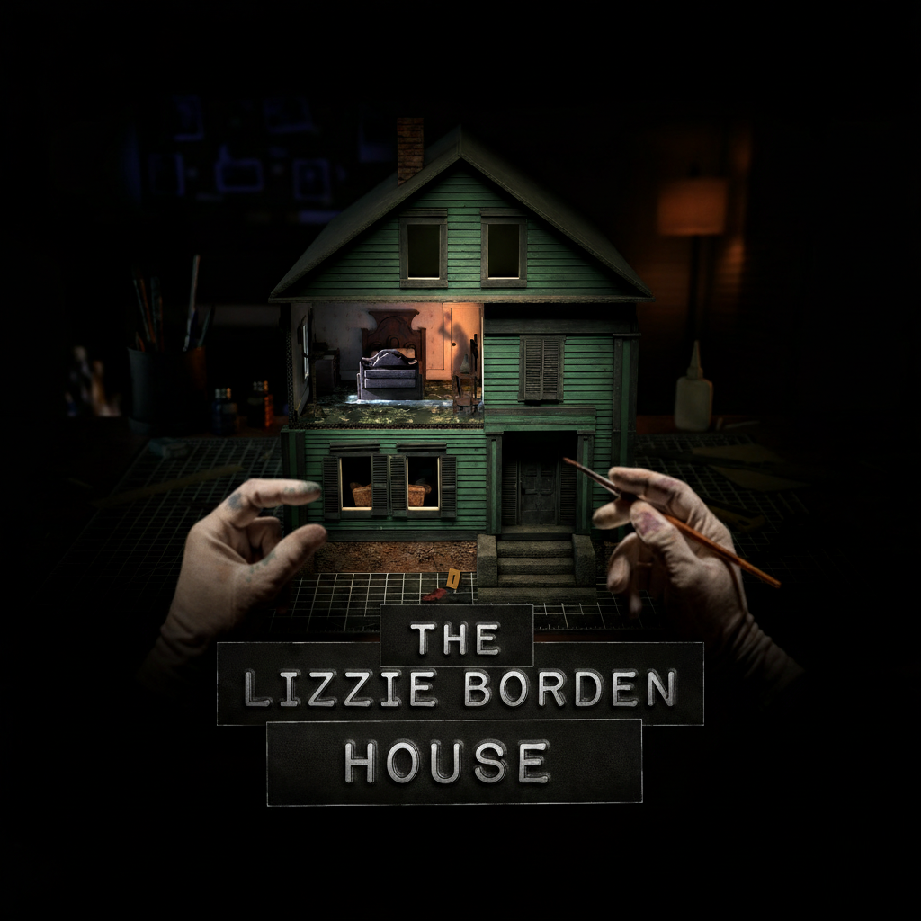Lizzie Borden crime scene miniature